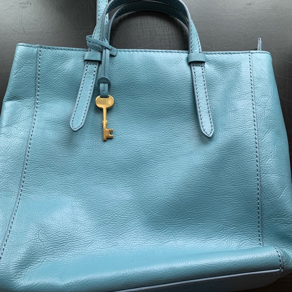 Fossil leather backpack/pocketbook.